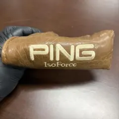 PING ピン パターヘッドカバー レザー マグネット式加工