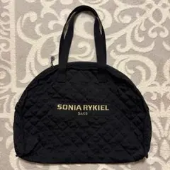 美品　SONIA RYKIEL ブラックトートバッグのサムネイル