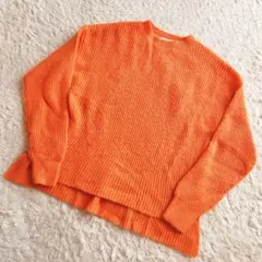 Rady♡オレンジ長袖ニット♡フリーサイズ