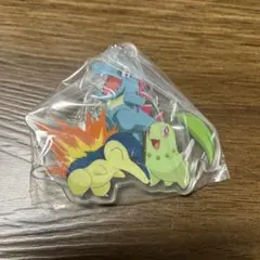 ポケモン アクリルキーホルダー チコリータ ヒノアラシ ワニノコ