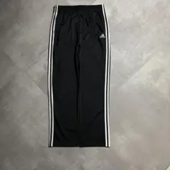 00s adidas アディダス　トラックパンツ　ワイドストレート　黒　ブラック