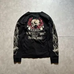 vanson grunge scull long sleeve shirtのサムネイル