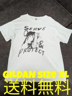 GILDAN ギルダン 魔物ハンター妖子 Tシャツ ピンナップガール 白 XLのサムネイル