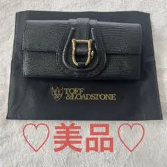 ♡美品♡TOFF&LOADSTONE 長財布 ブラックのサムネイル