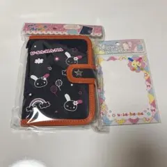 ウサハナ　デニム　シール帳　シールバインダー　シール台紙　A7 6穴　サンリオ