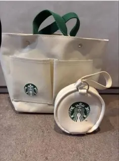 Starbucks ミニトートバッグ、小物入れのセットのサムネイル