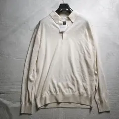 新品　マッキントッシュ　現行　ウォッシャブル　ポロニット　ウール100%　長袖のサムネイル