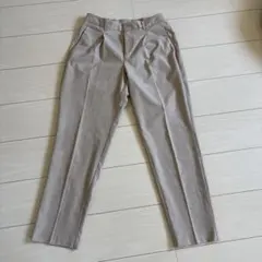 GU ウォッシャブルテーパード‪パンツZ M ベージュ