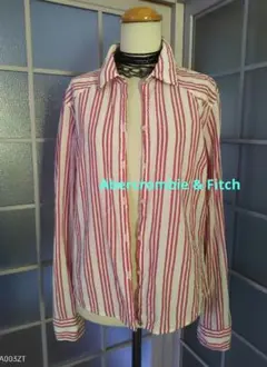 AbercrombieFitch★コットン 長袖シャツ ストライプのサムネイル