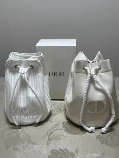 DIOR 巾着ポーチ 2点セット