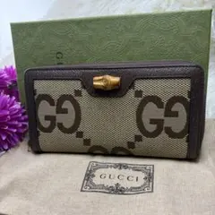 GUCCI ダイアナコンチネンタルウォレット ジャンボGG - メルカリ