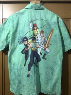 古着　幽☆遊☆白書　Tシャツ　Lサイズ　アニメT　仙水編　公式　幽遊白書 * TVアニメ『幽☆遊☆白書』 - 仙水忍 場面写 Tシャツ/メンズ