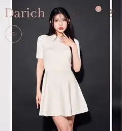 Darich DDロゴフレアニットミニワンピース
