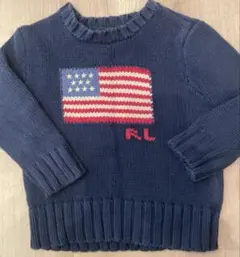 最終値下げ！Polo by Ralph Lauren 星条旗　ニット