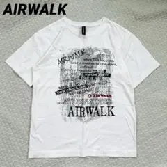 AIRWALK ロゴプリント メンズ Tシャツ 半袖 M 白 ホワイト 白Tのサムネイル