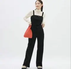 GU 　ベアトップ　サロペットパンツ　 ブラックのサムネイル