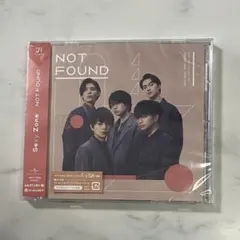 NOT FOUND 通常盤　SexyZone