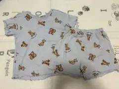 GUクマ柄 半袖パジャマセット 110センチ