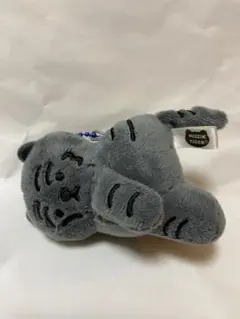 MUZIK TIGER ムジークタイガー ぬいぐるみ キーホルダー グレー