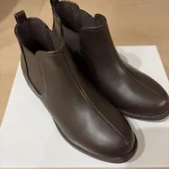 未使用！ランプジェント　ラウンドトゥサイドゴアブーツ S ダークブラウン