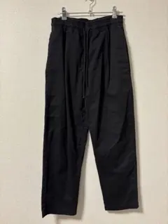 FREAK'S STORE ブラック 黒 ワイドパンツ ドローストリング付き