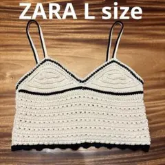 ZARA ニット　ビスチェ　Lサイズ