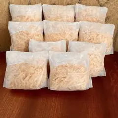 ♣︎91 削りたてをお届けします　ヒノキチップ　ヒノキおがくず10袋　かんなくず