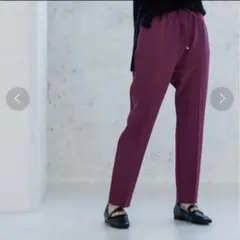 イージーテーパードパンツ【洗濯機洗い可/イージーケア/ストレッチ】