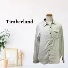 zk353【XL】Timberland シャツ 長袖 ドット柄 カジュアルのサムネイル