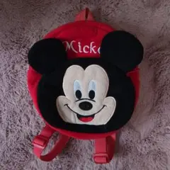 ミッキーマウス リュック 赤