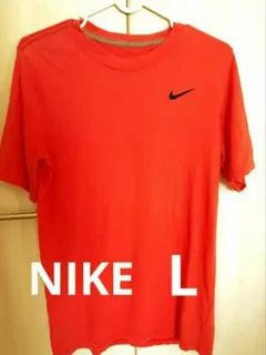 NIKE Tシャツ レッド オレンジ Lサイズ