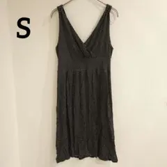 MERONA 【S】 ドット柄　ノースリーブ　ワンピース　夏　レーヨン