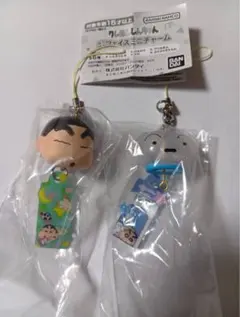 クレヨンしんちゃん ゆらゆらフェイスミニチャーム 2点セット
