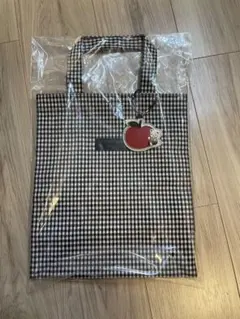 新品未開封　ファミリア　トートバッグ　ギンガムチェック