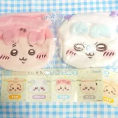 ちいかわ　おかお巾着②　モモンガと古本屋２個セット