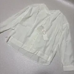 【新品タグ付き】スパローンVネック前開きシャツ テチチ