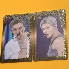 ATEEZ ウヨン インガ 人気歌謡 SBS ポップアップ トレカ セット