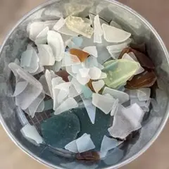 シーグラス　ビーチグラス　約500g