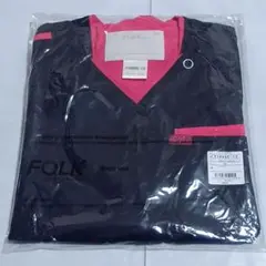 FOLK ジップ 男女兼用スクラブ SS