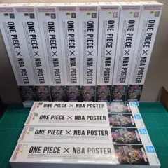 【新品未開封】ONE PIECE × NBA コラボ ワンピース B2ポスター