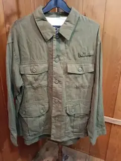 【未使用】オリーブグリーン シャツジャケット
