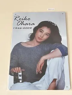 大原麗子 レトロ広告 ブリキ看板