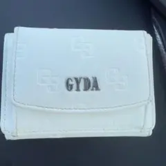 【WEB限定商品】GYDA GGエンボス ミニ財布 ホワイト　値下げ不可