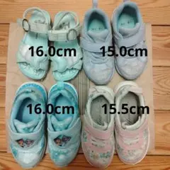 キッズスニーカー (15cm、15.5cm、16cm)、サンダル16cm