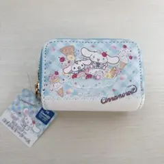 【シナモロール】 Wファスナー コイン＆キーケース
