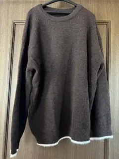 新品未使用　ブラウン オーバーサイズ セーター