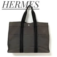美品⭐︎ HERMES エルメス フールトゥ MM A4収納 HERMES - エルメス トートバッグ フールトゥMM エールライン 大