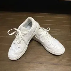 中古】ナイキ エアジョーダン1 ゴルフ クロコ ホワイト 26センチ
