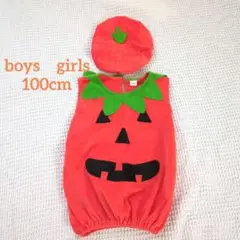 ハロウィン　かぼちゃ コスチューム 100