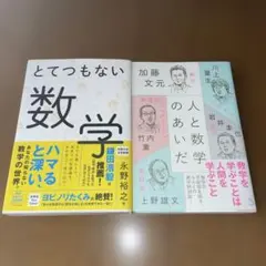 とてつもない数学/人と数学のあいだの2冊セット